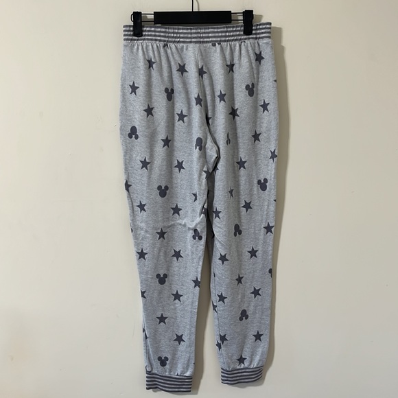 Disney Mickey Mouse Grey Jogger Pajama Pants Size Medium - Picture 8 of 12